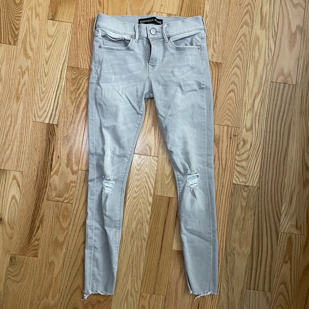 EXPRESS SuperSoft Mid Rise Ankle Leggins - Size 0R